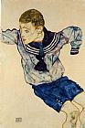 Boy in a Sailor Suit by Egon Schiele